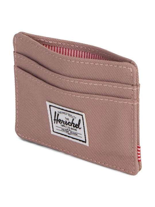 Charlie Small Fabric Women's Wallet Cards with RFID Pink