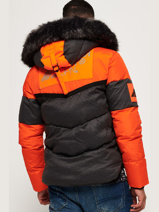 Superdry Emergency Chinook Jacket Puffer Orange