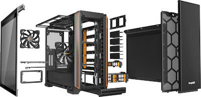 Be Quiet Silent Base 601 Window Midi Tower Κουτί Υπολογιστή Πορτοκαλί