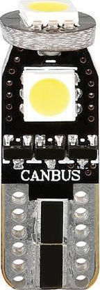 Lampa Λάμπες Αυτοκινήτου & Μοτοσυκλέτας Hyper-Led Power Trifocus T10 Canbus LED 6500K Ψυχρό Λευκό 12V 2τμχ