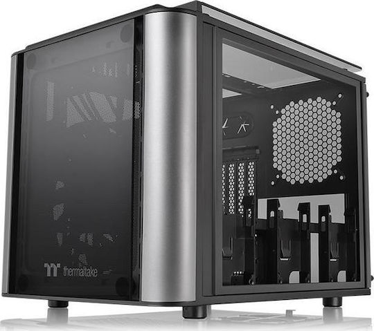 Thermaltake Level 20 VT Gaming Micro Tower Κουτί Υπολογιστή με Πλαϊνό Παράθυρο Μαύρο