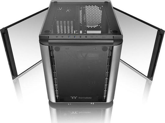 Thermaltake Level 20 VT Gaming Micro Tower Κουτί Υπολογιστή με Πλαϊνό Παράθυρο Μαύρο