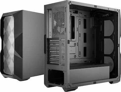 CoolerMaster MasterBox TD500 Gaming Midi Tower Κουτί Υπολογιστή με Πλαϊνό Παράθυρο και RGB Φωτισμό Μαύρο