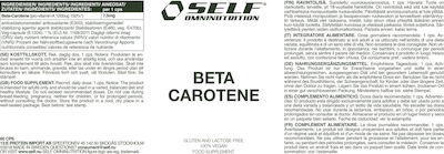 Self Omninutrition Beta Carotene Βιταμίνη για τo Δέρμα 60 κάψουλες