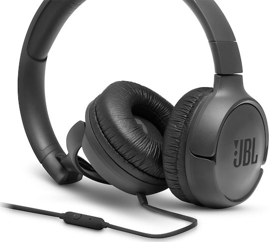 JBL Tune 500 Wired On Ear Headphones Black