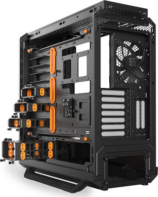 Be Quiet Silent Base 801 Gaming Midi Tower Κουτί Υπολογιστή με Πλαϊνό Παράθυρο Πορτοκαλί