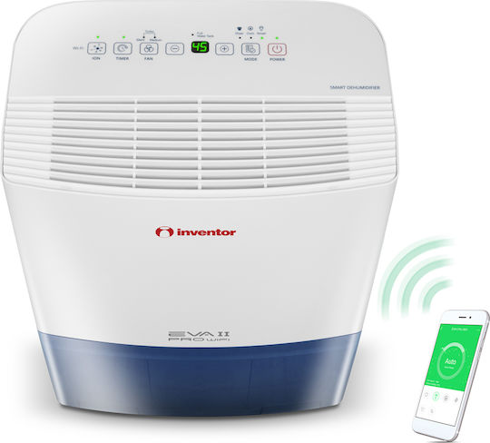 Inventor EVA II PRO Luftentfeuchter mit Kompressor Ionisator und Wi-Fi 20lt