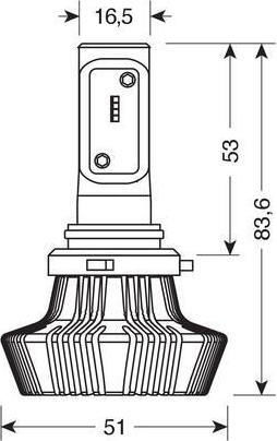 Lampa Lampen Auto Halo Led H10 LED 6500K Kaltes Weiß 10V / 30V 25W 1Stück