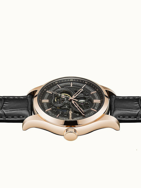 Ingersoll Armstrong Automatic Ρολόι Αυτόματο με Δερμάτινο Λουράκι