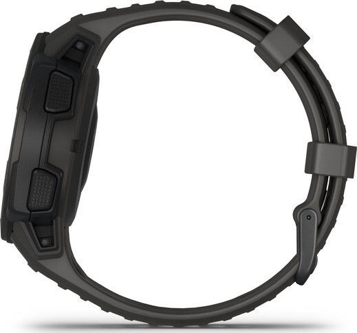 Garmin Instinct 45mm Αδιάβροχο Smartwatch με Παλμογράφο (Graphite)