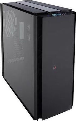 Corsair Obsidian 1000D Gaming Ultra Tower Κουτί Υπολογιστή με Πλαϊνό Παράθυρο Μαύρο