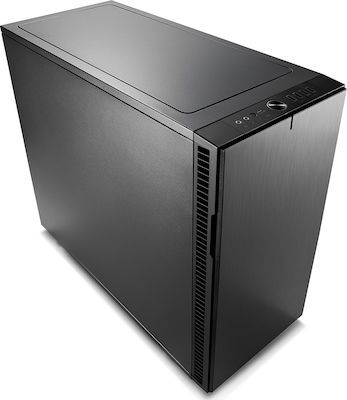 Fractal Design Define R6 USB-C Blackout Midi Tower Computer Case Black