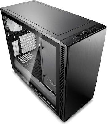 Fractal Design Define R6 USB-C Black TG Midi-Turm Computergehäuse Schwarz