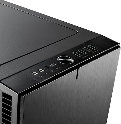 Fractal Design Define R6 USB-C Black TG Midi-Turm Computergehäuse Schwarz