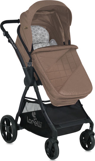 Lorelli Starlight Reglabil 2 în 1 Cărucior pentru copii Potrivit pentru Nou-născut Tabac maro 10kg
