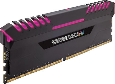 Corsair Vengeance RGB 16GB DDR4 RAM mit 2 Modulen (2x8GB) und Geschwindigkeit 3200 für Schreibtisch