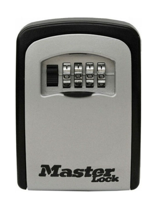 Master Lock Wall-mounted Combination Key Holder Metallic with Combination Dial 10.6x5.1x14.6cm