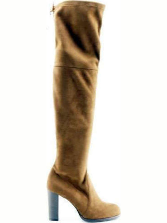 Sante Over the Knee Women's Boots Tabac Brown