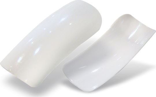 Yanni Extensions Plastic Nail Tips French White in White Colour 100 Pieces 18929
