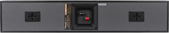 Klipsch R-34C Ηχείο Hi-Fi Κεντρικό 100W 2 Δρόμων Π66xΒ15.74xΥ13.2εκ. Μαύρο
