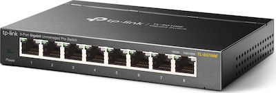 TP-LINK TL-SG108E v4 Unmanaged L2 Switch με 8 Θύρες Gigabit (1Gbps) Ethernet