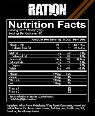 Redcon1 Ration 2270gr Chocolate | Skroutz.gr