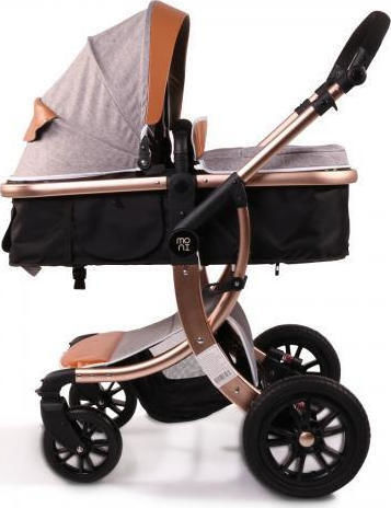 Moni Sofie Adjustable 2 in 1 Baby Stroller Suitable for Newborn Gray 11.5kg