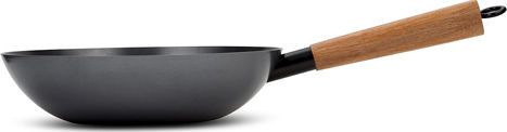 Nava Cantonese Wok aus Edelstahl mit Antihaftbeschichtung 30cm
