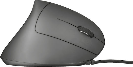 Trust Verto Ergonomic Wired Vertical Mouse Black