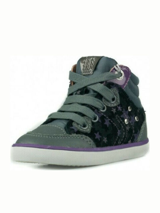 Geox Kinder-Sneaker Hoch Anatomisch Gray