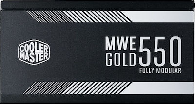 CoolerMaster MWE 550W Τροφοδοτικό Υπολογιστή Full Modular 80 Plus Gold