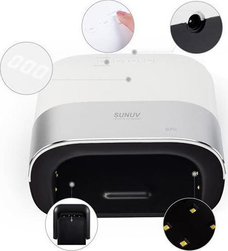 SUN ONE UV Sun 3 Smart 2.0 Nail Polish Curing Lamp UV / LED 48W White