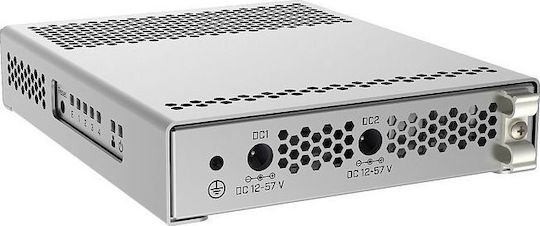 MikroTik CRS305-1G-4S+IN Unmanaged L2 PoE+ Switch with 1 Gigabit (1Gbps) Ethernet Port and 4 SFP Ports