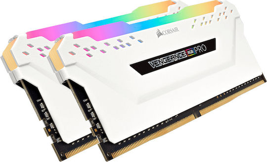 Corsair Vengeance RGB Pro 32GB DDR4 RAM с 2 модула (2x16GB) и Скорост 2666 за Настолен Компютър