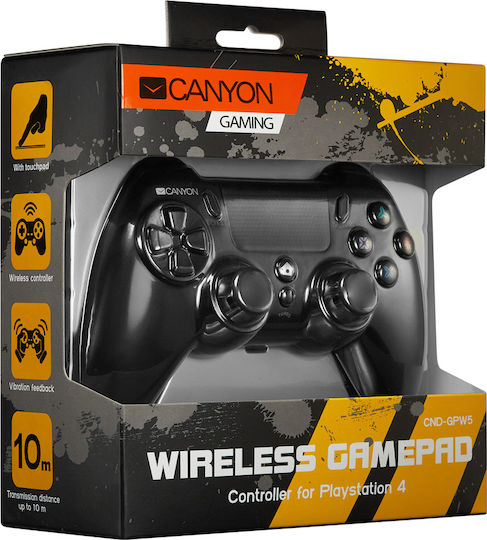 Canyon CND-GPW5 Ασύρματο Gamepad για PS4 Μαύρο