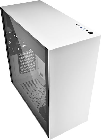 Sharkoon Pure Steel White Gaming Midi-Turm Computergehäuse Weiß