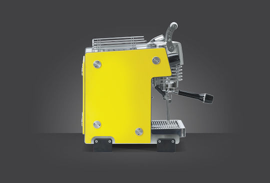 Dalla Corte Mina Yellow Επαγγελματική Μηχανή Espresso με 1 Group 2kW Π38.5xΒ41xΥ38.5cm