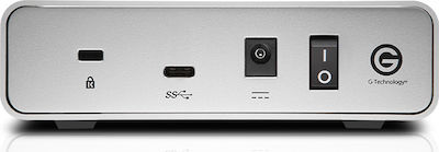 G-Technology G-DRIVE USB-C USB 3.1 Външен HDD 10TB 3.5" Сребрист