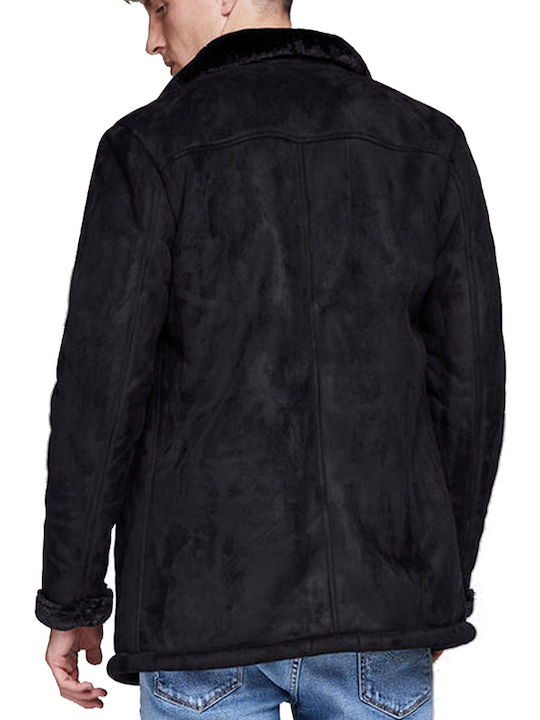 Jack & Jones Men's Half Coat Black