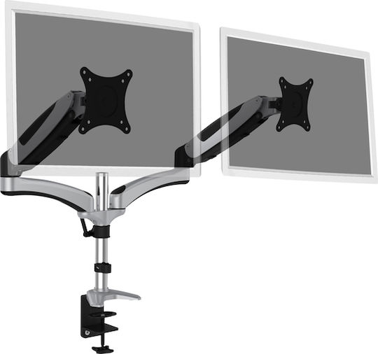 Digitus Stand Desk Mounted for 2 Monitors up to 27" with Arm (DA-90353)