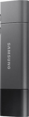 Samsung Duo Plus 64GB USB 3.1 Stick με σύνδεση USB-A & USB-C Γκρι