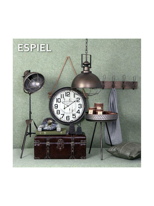Espiel Vintage Φωτιστικό Δαπέδου Υ89.5εκ. Μπρούτζινο