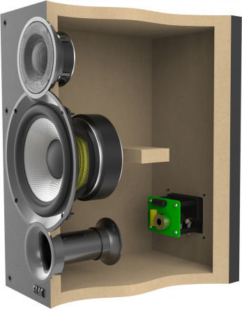 Elac Debut B6.2 DB62 Двойка Hi-Fi Говорители Bookself 120W 2 Брой шофьори Ш19.5xД26.8xВ37.5см. Черен
