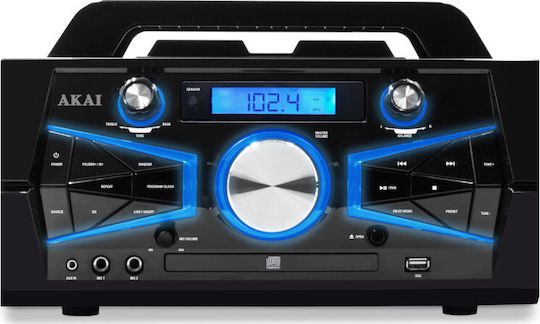Akai Proffesional Ενισχυτής Karaoke με Ενσύρματα Μικρόφωνα KS5600-BT Μαύρος