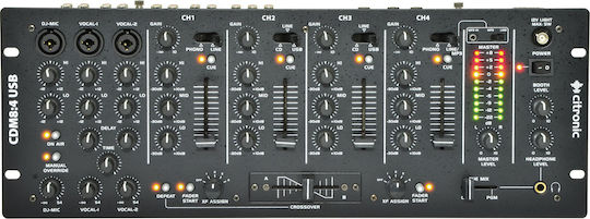 Citronic CDM8:4 USB 172.776UK 3 XLR Inputs