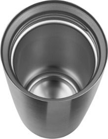 Tefal Travel Mug Glass Thermos Stainless Steel 500ml Silver with Mouthpiece