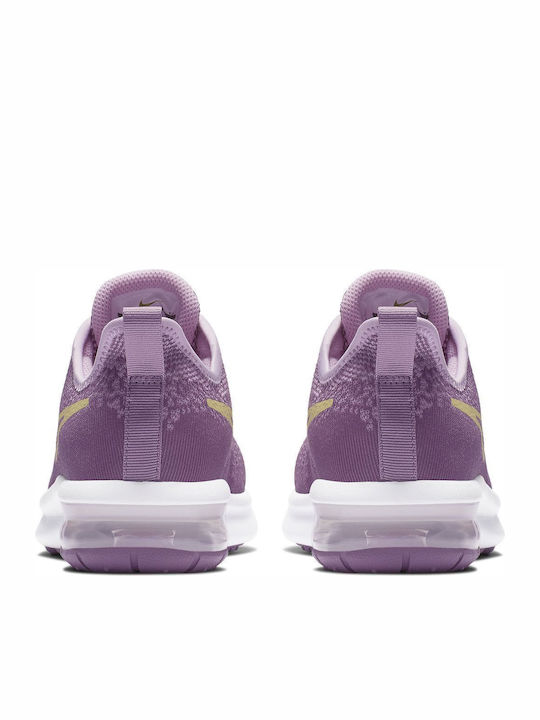 Air Max Air Max Sequent 4 Kids Sports Shoes Running with Laces Purple