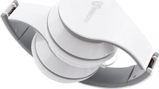 Sbox HS-501 Auf dem Ohr Multimedia-Headsets mit Mikrofon und Verbindung 3,5 mm Klinke in Weiß Farbe