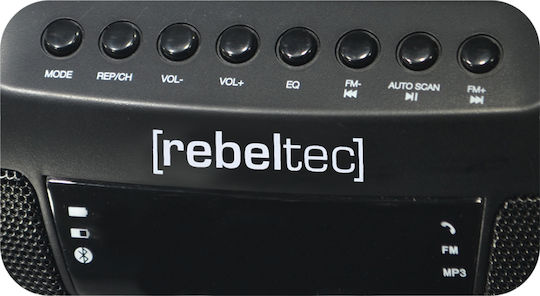 Rebeltec Soundbox 390 Bluetooth Speaker 20W with Radio and Battery Life up to 12 hours Black