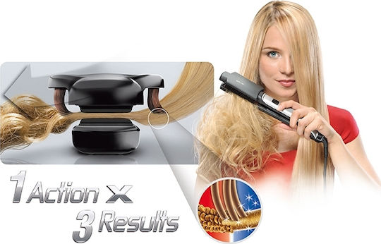 Valera Swiss X Super Brush & Shine 228-0050 Πρέσα Μαλλιών με Κεραμικές Πλάκες Ionic 37W